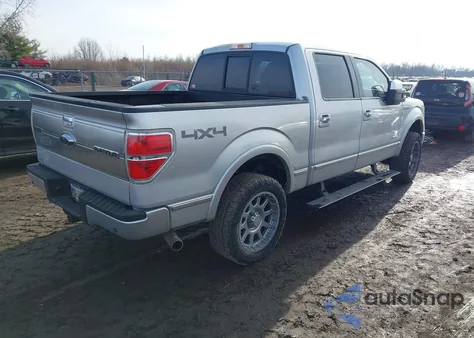 2012 Ford F-150 Platinum from USA, damaged, VIN 1FTFW1ET0CFC69117